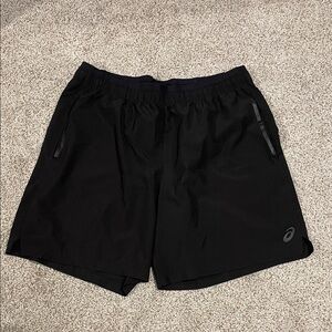ASICS Men's Black Athletic Shorts